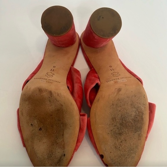 Loeffler Randall Pink CoCo Knotted Velvet Mules💓🌸 - Picture 9 of 10